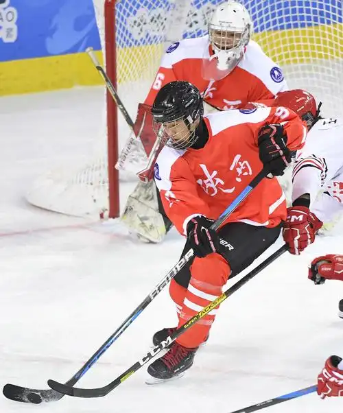 冰球——男子青年组:黑龙江胜陕西