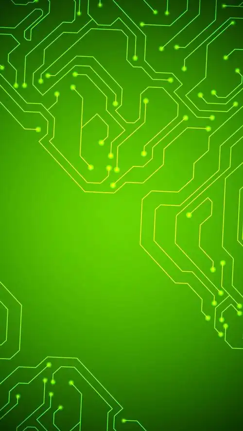 绿色光影科技h5背景