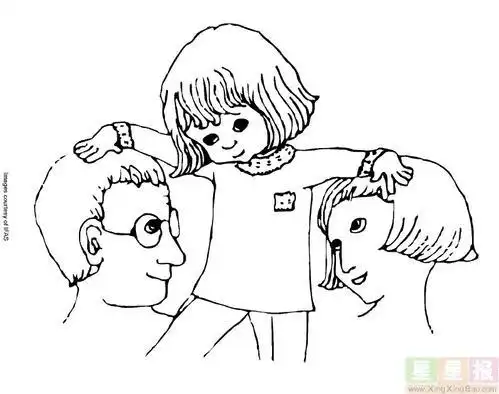 画爸爸妈妈的简笔画视频