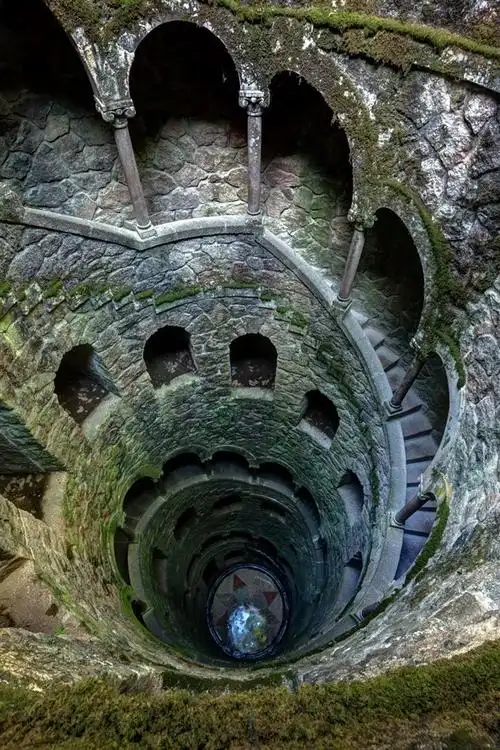 梯子,塔内部,建筑,苔藓