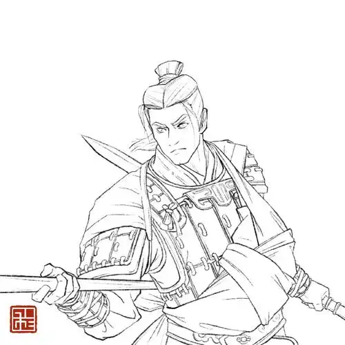 三国   #赵云  #插画  #绘画过程