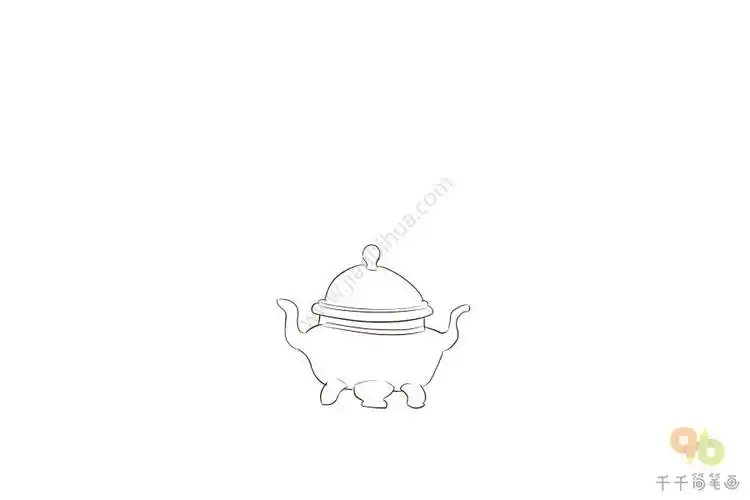 古代香炉简笔画