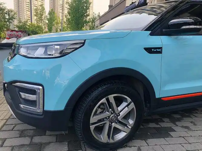 长安cs55全车改色pet海风蓝