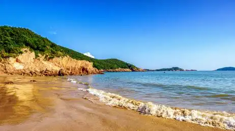 舟山朱家尖地弄咀头沙滩