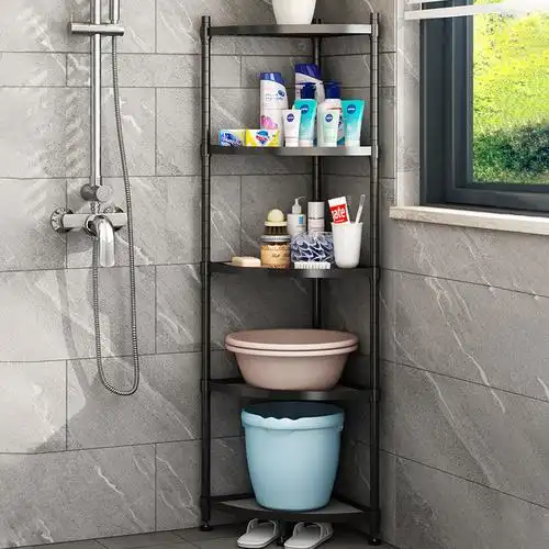 浴室置物架卫生间脸盆架厕所洗手间收纳架子多层三角架浴室角架