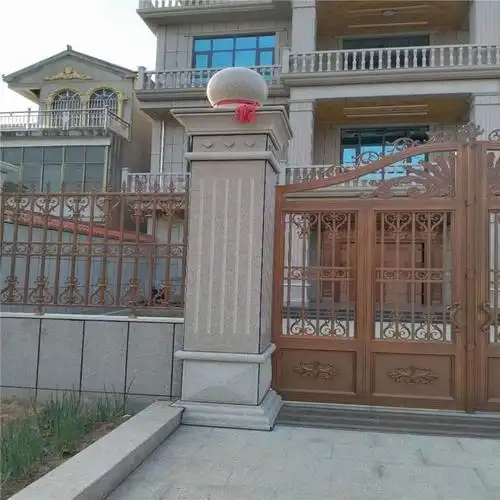 振鑫石材厂家批发花岗岩水篦子门垛石材天然五莲花盲道板花岗岩树空石