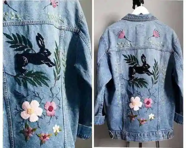 怎么简单在衣服上绣花怎么在衣服上绣小花