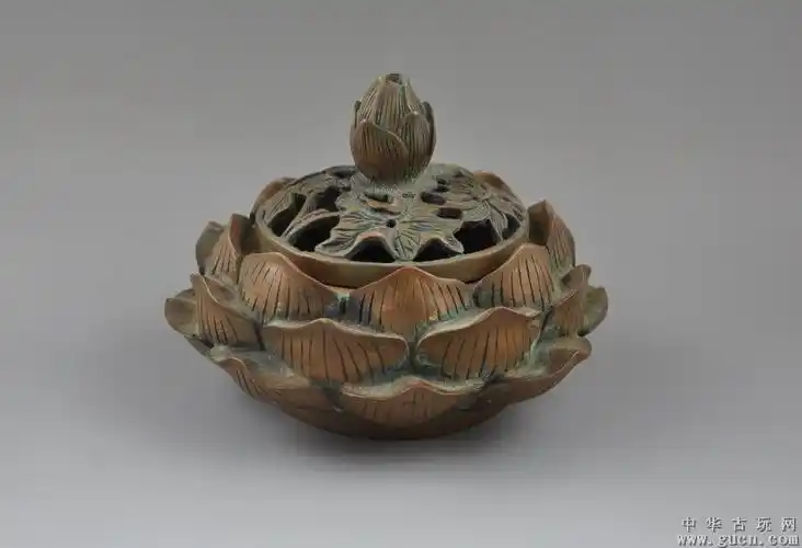 明代宣德年制(莲花铜香炉)