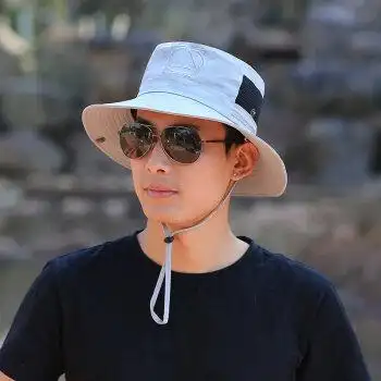 遮阳帽男士夏季帽子骑车防晒帽青年户外登山太阳帽夏天休闲钓鱼帽