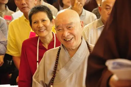 钟茂森博士的母亲赵良玉老师送子出家的祝愿祝贺文