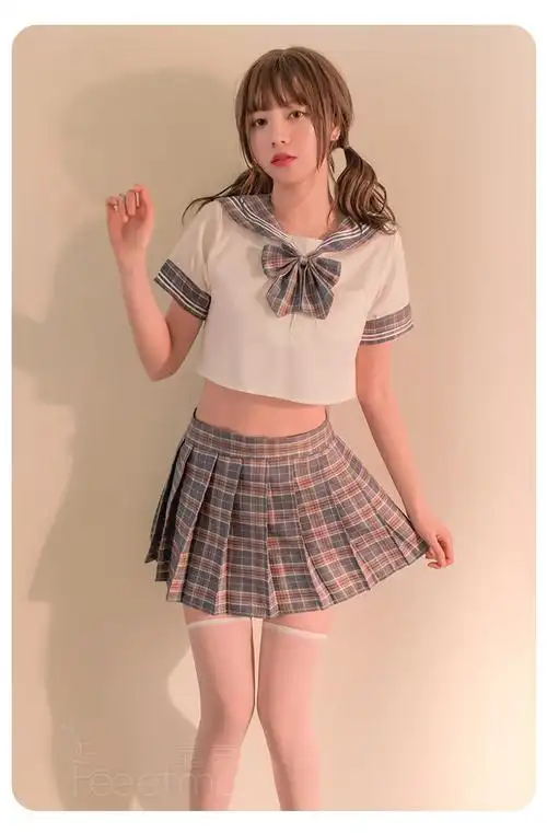 超短百褶裙情趣内衣女极度诱惑透视蕾丝jk制服可爱角色扮演服露乳丝袜