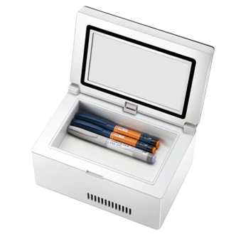 旭杉斯胰岛素冷藏盒便携迷你恒温制冷5v随身药品保温车载冰箱usb充电