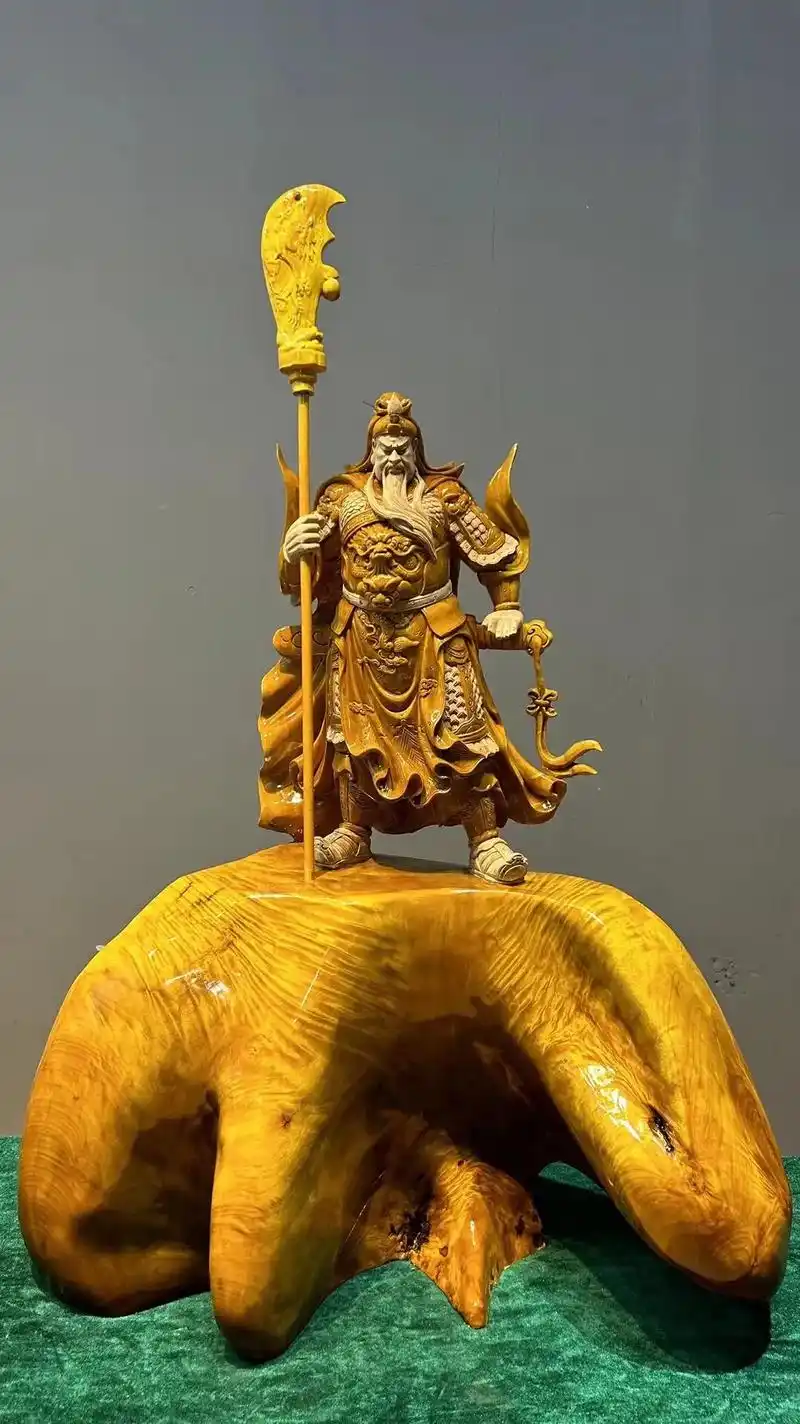 金丝楠 关公.金丝楠 关公 立刀 长70宽30高107 # - 抖音