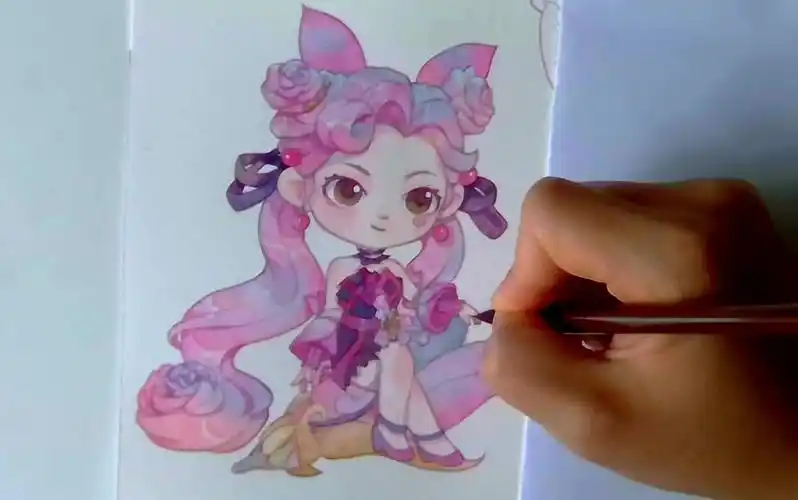 大小姐驾到都闪开~q版孙尚香上色