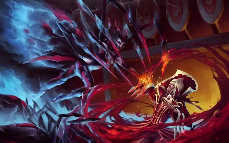 热门网游英雄联盟蜘蛛女皇伊莉丝高清桌面壁纸