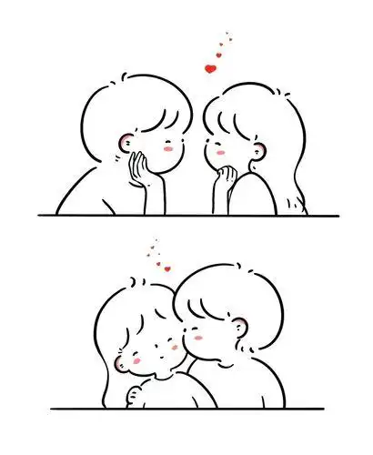 情侣简笔画简笔画情侣简笔画文化绘画可爱情侣简笔画简笔画简笔画教程