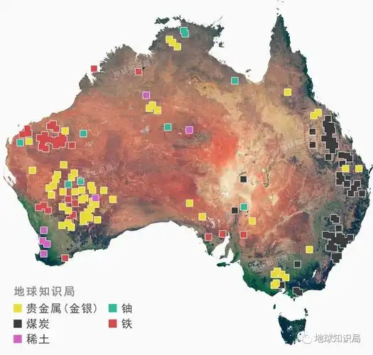 澳大利亚在大量矿产类别都举足轻重除了因贸易战而广为人知的铁矿根据
