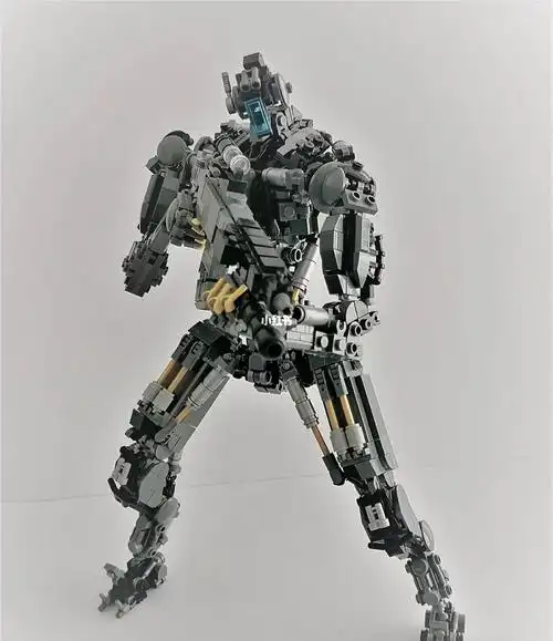 乐高moc机甲,某位大神的作品,成品约为30cm,细节满满#乐高moc  #乐高