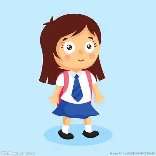 卡通学生图片