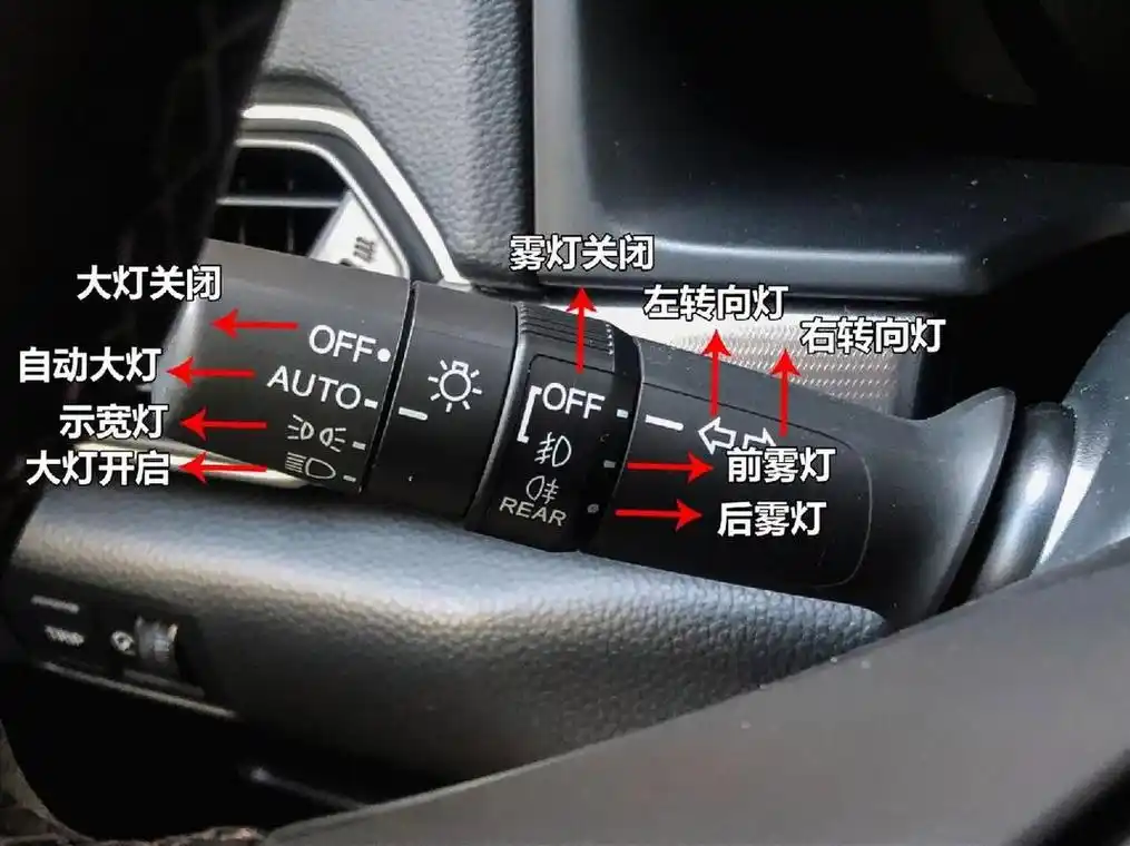 丰田普拉多灯光使用方法,普拉多灯光开关说明