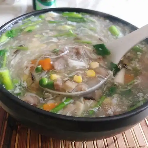 西湖牛肉羹,牛肉滑嫩汤鲜美,很简单的经典羹汤