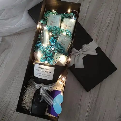 七夕情人节礼物成品煊赫门香烟花束礼盒送男朋友生日表白特别感动