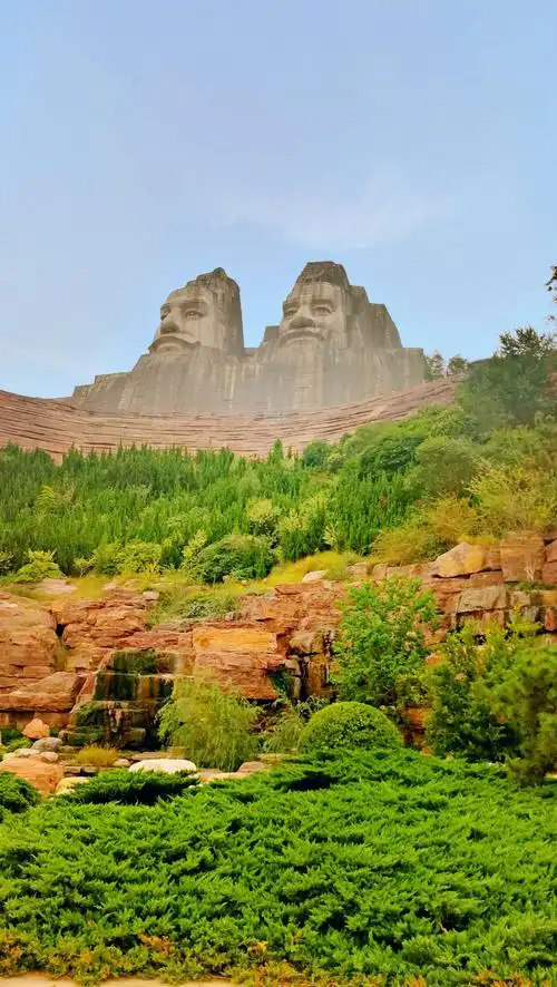 壮观的人文始祖炎黄二帝.