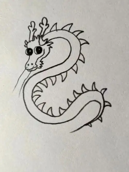 十二生肖—龙简笔画