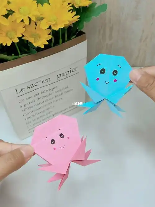 手工  ##折纸  #折纸教程  #幼儿园手工  #小红书  #小章鱼