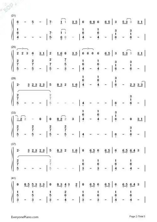 dream it possible-我的梦-华为品牌主题曲双手简谱预览2