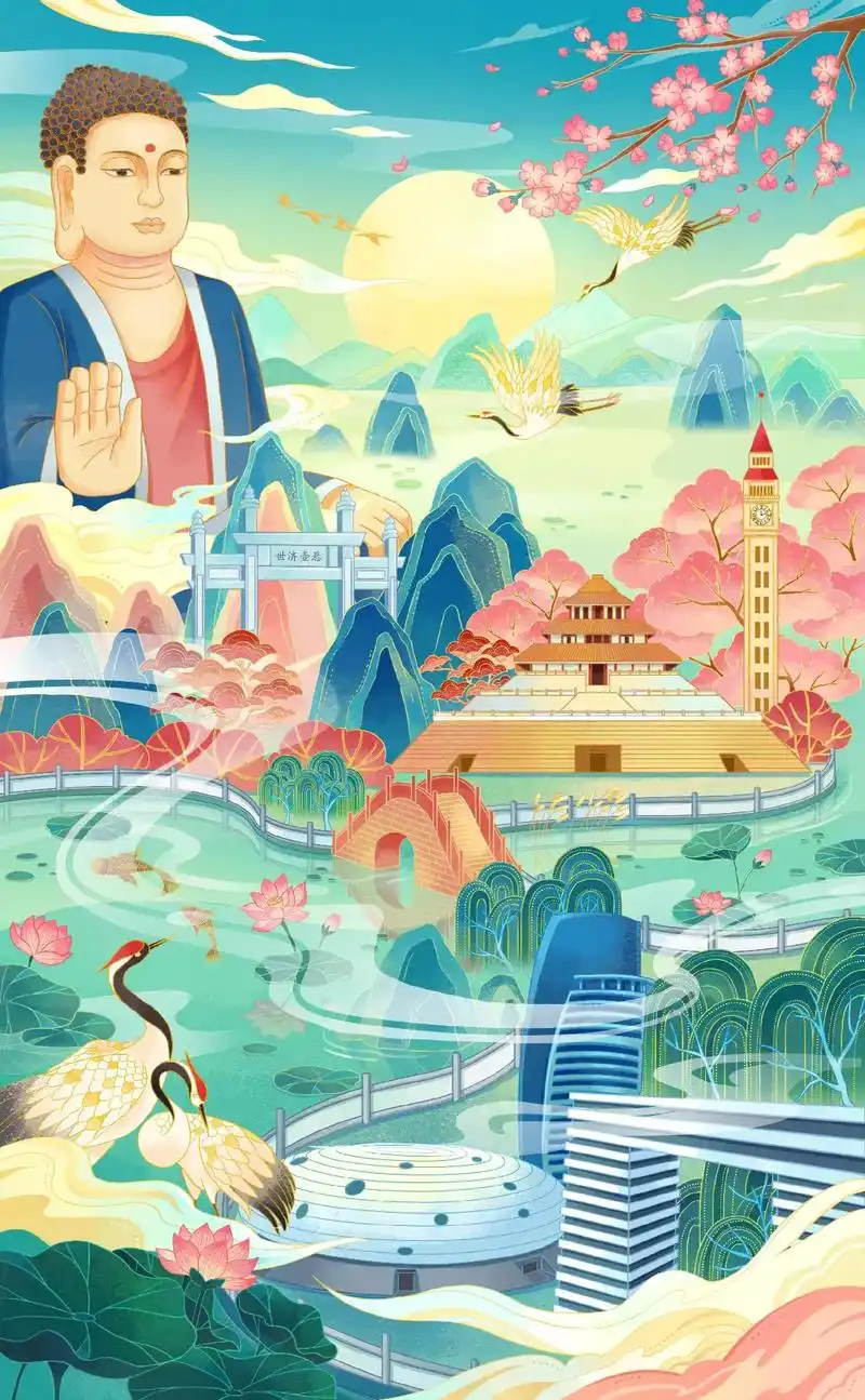 国潮风插画文创包装设计