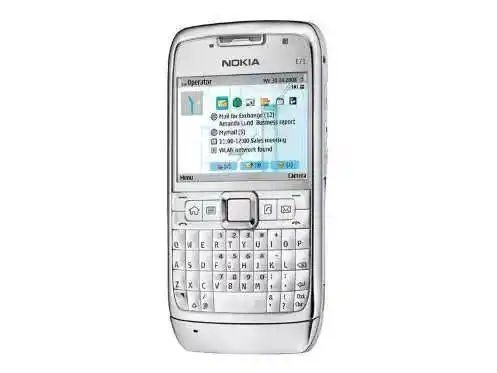 诺基亚e71(2008年) 这款手机采用金属机身,配有320x240屏幕和优美的