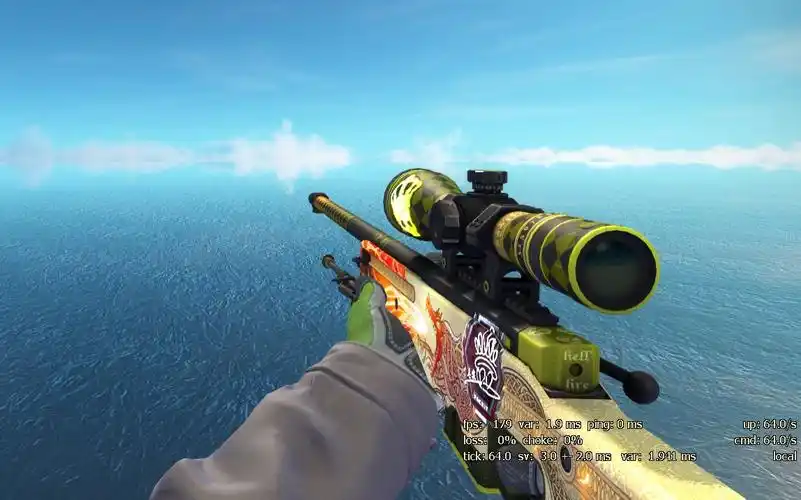 csgo 当你拥有了一把龙狙 实在是太tm准了