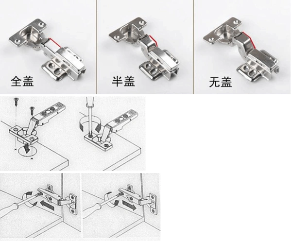 门铰链安装方法与调试