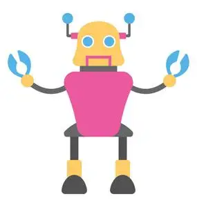 平面图标螃蟹机器人机器人螃蟹照片