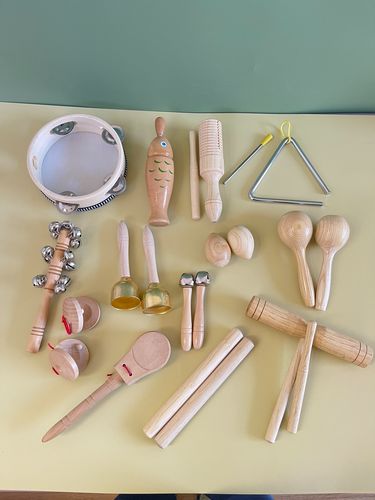 打击乐器高低音双响筒大号儿童学校幼儿园木质早教玩具(去比价)粪类