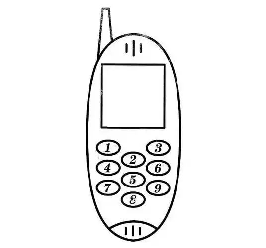 手机简笔画 手机简笔画卡通可爱