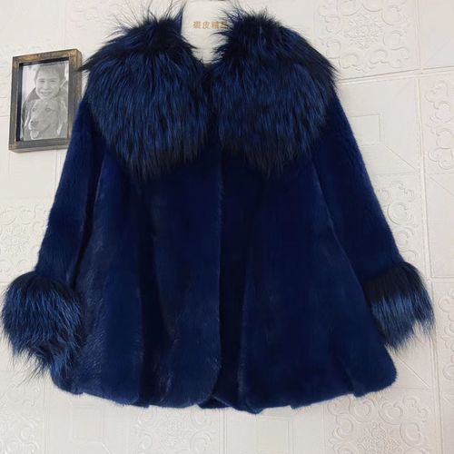 貂皮大衣 整貂 进口水貂毛