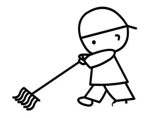 简笔画怎么画做家务洗衣服的小男孩_小男孩的小女孩做家务-360文件-简