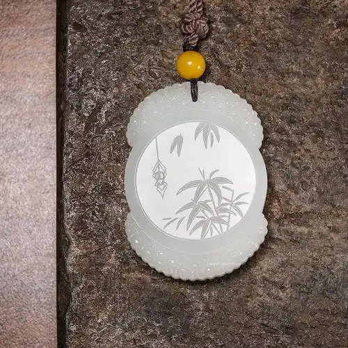 "兰花"题材的玉牌有什么寓意_和田_象征_文化