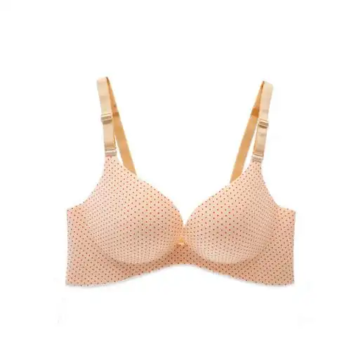 亿柔16新品 一片式无痕无钢圈女士文胸 舒适聚拢春夏日系内衣