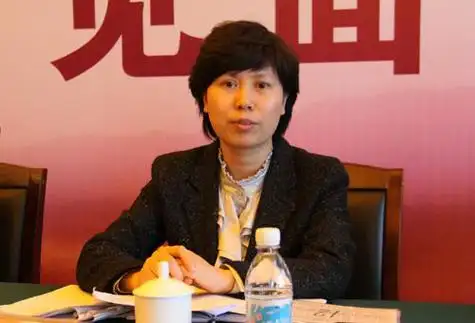 绍兴市副市长丁晓燕.人民网记者李璐颖 摄