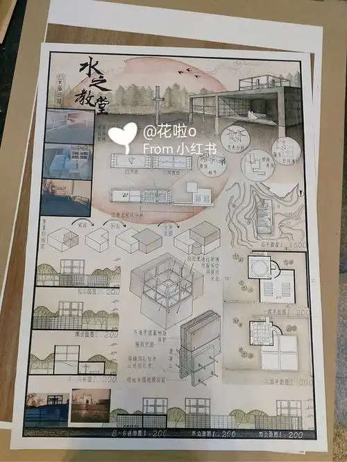 颤抖的手,吃奶的劲记录我第一次水彩渲染本来3月20就要交图的,因为