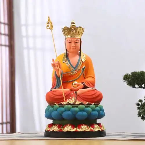 佛像摆件开光佛堂禅意地藏王地藏菩萨九华山