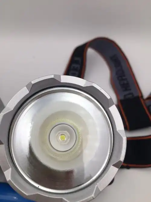 头灯头戴式的按钮一个18650电池小头灯矿灯户外电灯_阿兰五金电器厂