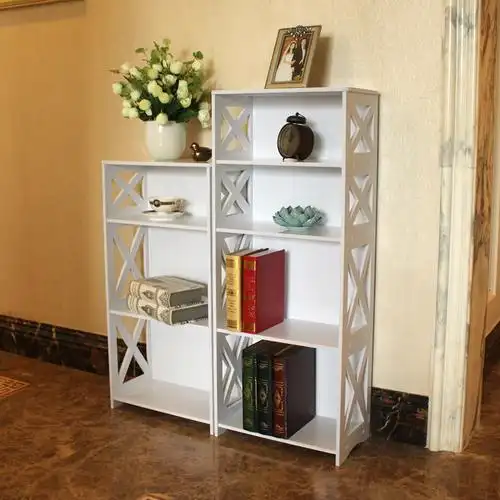 宜家置物架落地客厅书架花架简易搁物储物多层架厨房货架收纳架子