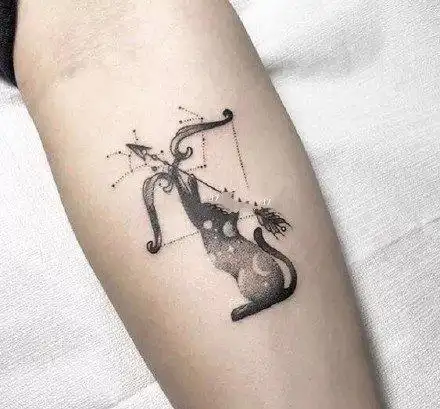 漂亮的射手座刺青图案大全(4/4)-纹身图片网