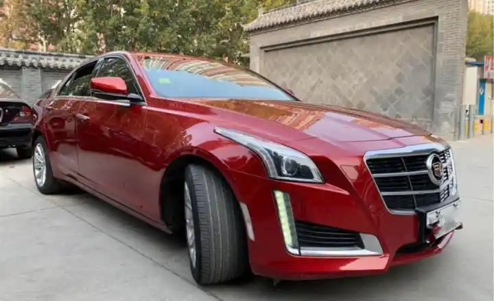 成都二手凯迪拉克cts(进口) 2014 款 28t 豪华型 红色 - 小猪二手车
