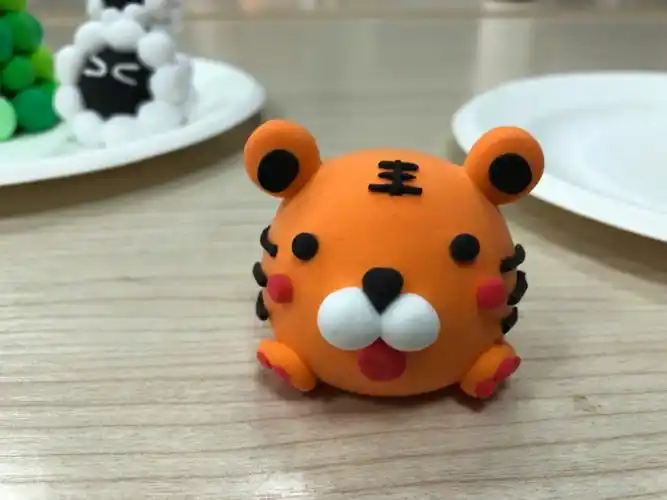 超轻黏土小老虎