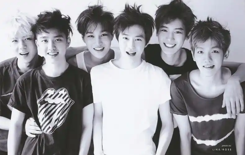 求,exo这张图的高清照,我这张太模糊了